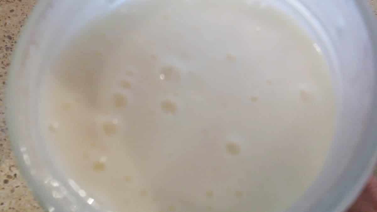 buttermilk in jar